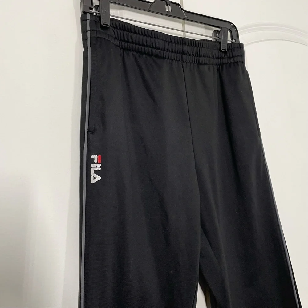 Fila Men’s Track Jogger Black Pants size M